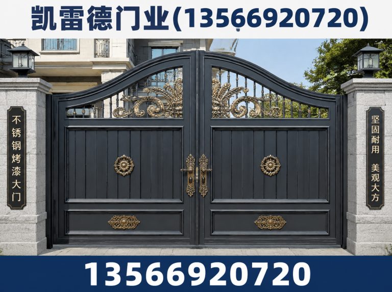兰溪市镁合金智能大门展示图